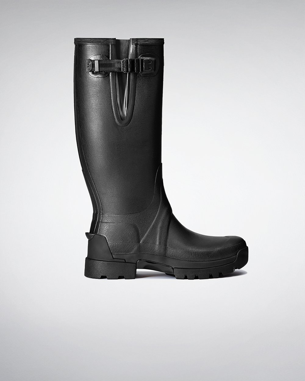 Bottes Hautes de Pluie Hunter Balmoral Adjustable 3Mm Neoprene Homme Noir ADOURZC-20